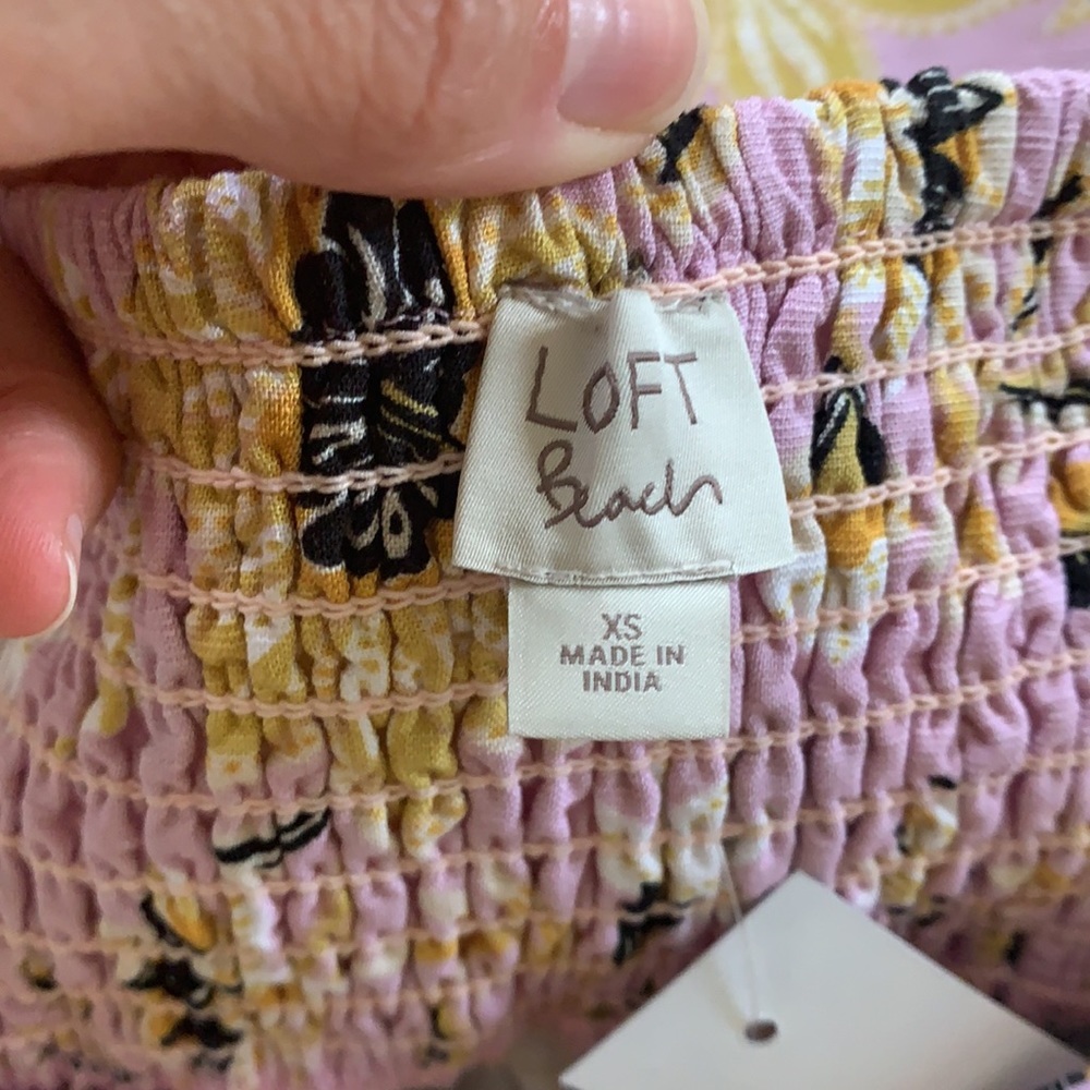 Loft flower beach cover up NWT - Picture 5 of 7